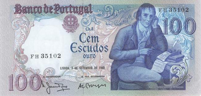 100 Escudos 2.9.1980